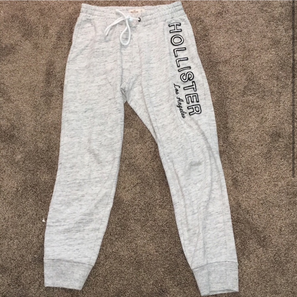 Gray Hollister Joggers